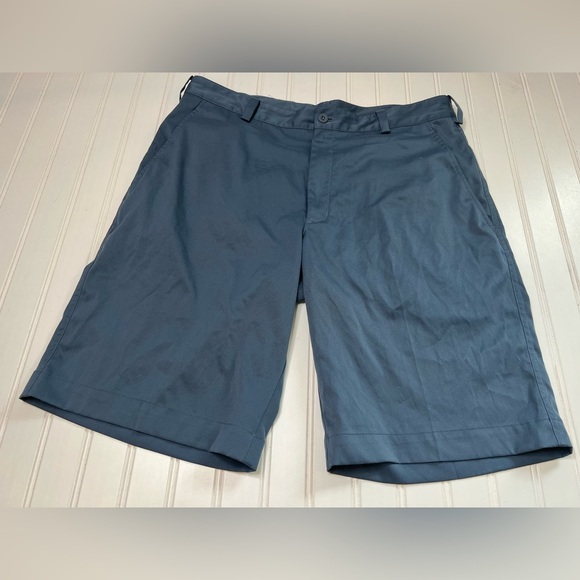 Nike Other - Nike Golf Shorts Flat Front Tech Blue B330239 Men’s 34 558